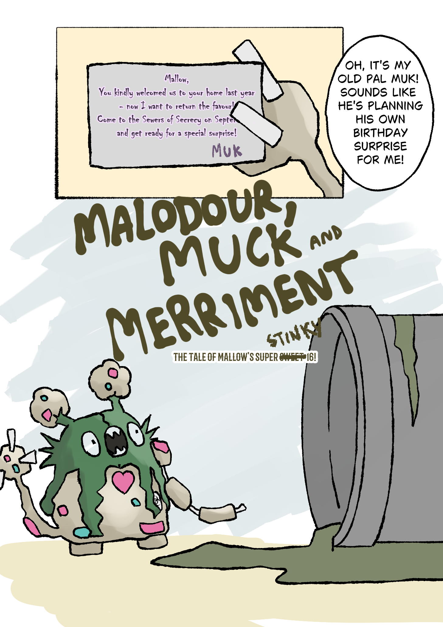 Malodour, Muck, and Merriment — Page 01