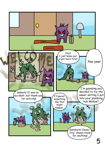 The first guest arrives!